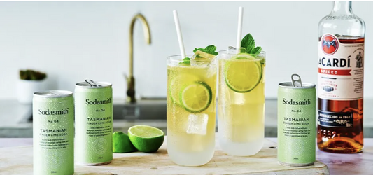 Finger Lime Mojito Recipe with Spiced Rum