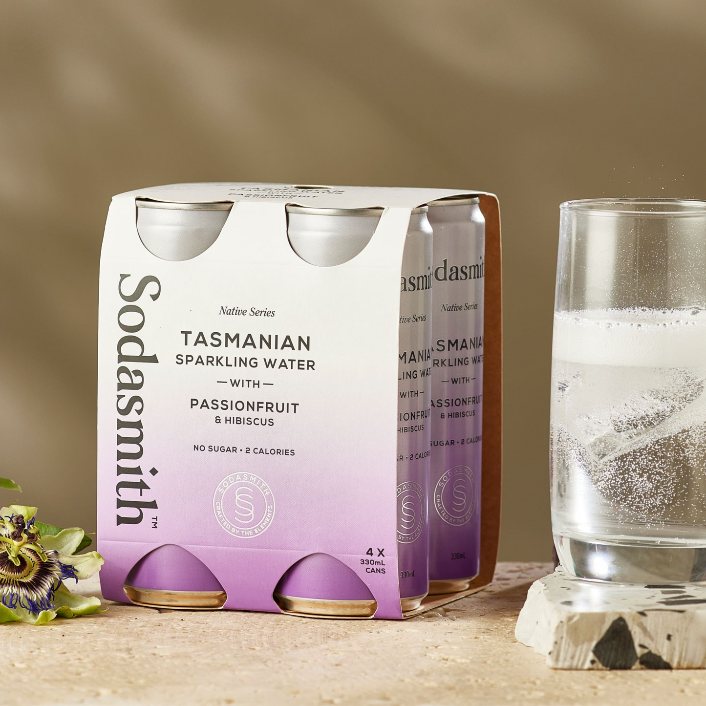 Passionfruit & Hibiscus Sparkling Water